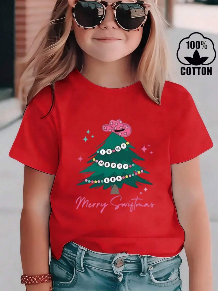 Young Girls T-Shirts - Red - View 1
