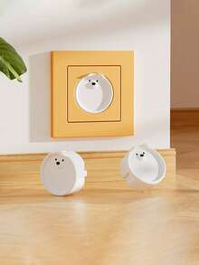 1个电源插头保护套,插座盖,电源插座安全帽,防触电插座盖,安全插头保护套,儿童安全插头,带隐藏式拉手的儿童安全电源插座盖,三孔儿童安全电源插座,北美标准电源插座盖,绝缘保护插头,婴幼儿安全产品 - 彩色 - 查看 10