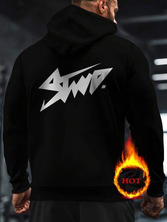 Men's Casual Solid Color Pullover Hoodie With Pocket Drawstring, Thermal Lined For Autumn/Winter French Terry Winter Pullover Hood Casual Loungewear Streetwear Essential Gym Clothers