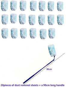 Conjunto de quitapelusas electrostático giratorio de 360° - Eficiente para el hogar y el automóvil - Disponible en paquetes de 10 y 20