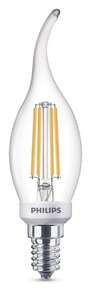 Philips - Bombilla decorativa LED filamento, E14, 2 W, equivalente a 40 W, estilo vintage - Blanco - Ver 2