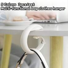 2 Móc treo túi không cần khoan - Móc nổi chịu lực, không cần khoan lắp đặt, tiết kiệm không gian cho ví, bóp, chìa khóa, túi xách - Thích hợp cho gia đình, văn phòng, du lịch - Móc nhựa bền, móc treo ví, nhân viên văn phòng, móc tiện dụng - Nhiều màu - Xem 2