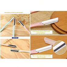 Eyebrow Razor 9 Pack Precision Facial Hair Trimmer For Women Eyebrow Shaper Facial Razor For Men - Multicolor - View 5