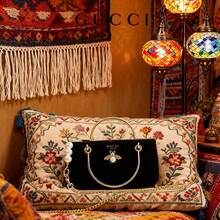 Gucci Customized Velvet Shoulder Bag - Luxury Handmade Handbag, Customizable Design, Elegant Evening Bag, Suitable For Special Occasions And Daily Use - Luxury Red/Black Ladies Clutch, Large Capacity Evening And Travel Bag, Exquisite Gift Packaging - 137881975 - View 7