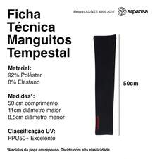 Men Arm Sleeves - Black - View 7