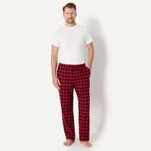 Essentials Men's Flannel Pajama Pant - Rojo - Ver 7