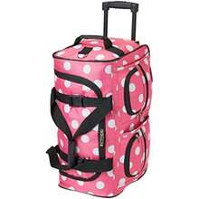 Rockland Bolsa de con ruedas, , 7.62, Bolsa de con ruedas(Rosado con puntos) - Tipo 14 - Ver 9