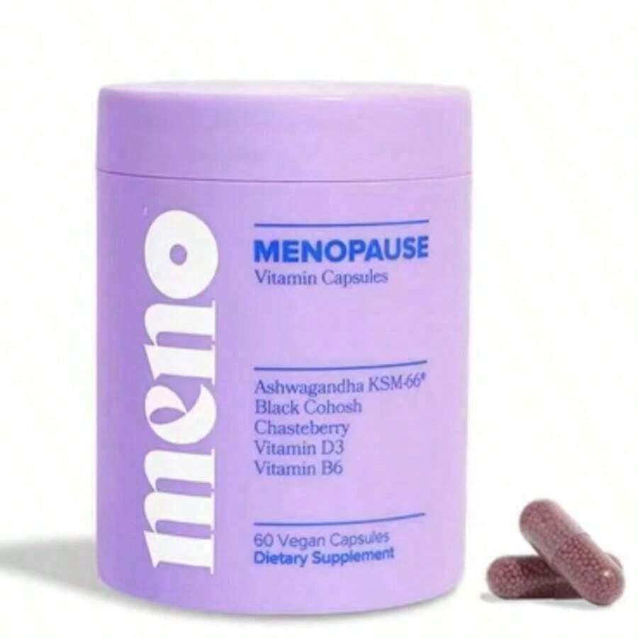 MENO Hormone-Free Menopause Supplement For Women |   With Clinically Studied Black Cohosh & Ashwagandha KSM-66 |   Helps Relieve Hot Flashes, Night Sweats & Mood Swings |   30 Servings - 其他的 - 查看 1