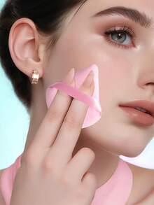 化妆海绵套装，带收纳盒，柔软美妆海绵，适用于粉底，指尖和粉扑两用，干湿两用，可用于粉底、化妆、房间装饰、梳妆台、旅行、卧室、旅行配件、旅行必备品、化妆配件、粉扑、化妆海绵、化妆海绵 - 彩色 - 查看 4