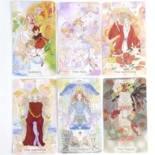 风与阳光塔罗牌，精美艺术设计，派对娱乐卡牌，图案清晰可爱，非常适合节日派对和游戏，节日游戏卡牌，圣诞节，万圣节，生日礼物 - 彩色 - 查看 6