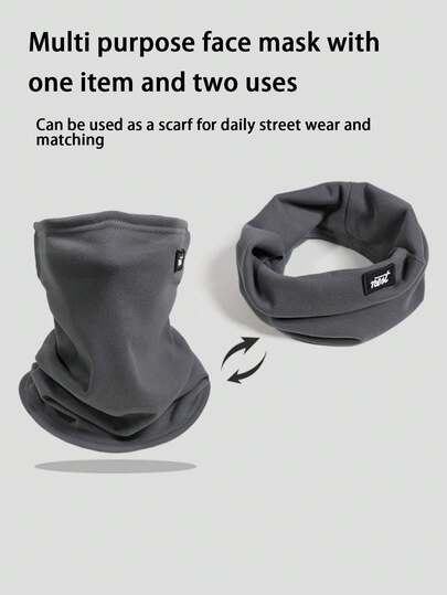 Windproof Warm Cycling Scarf, Multifunctional Face Mask Neck Warmer For Men, Winter Ski Mask For Women