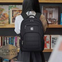 1PC Bagsure Travel Laptop Backpack, Business Water Resistant Laptop Backpack With USB Charging Port, College Bag For Men & Women - 黑色 - 查看 11