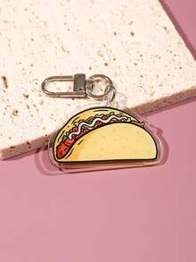 Cinnamon Roll Acrylic Keychain Accessories Bag Charm Cute Backpack Pendant Keyring Gifts For Friends