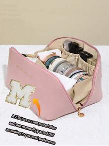 Túi du lịch đa năng, có ngăn đựng mỹ phẩm, túi trang điểm chống thấm nước bằng da PU, túi đựng mỹ phẩm hai lớp dung tích lớn, túi xách du lịch đa năng dành cho nữ, túi đựng đồ vệ sinh cá nhân, túi đựng mỹ phẩm, túi trang điểm, túi đựng đồ vệ sinh cá nhân, vật dụng cần thiết khi đi du lịch, đi du thuyền, đi nghỉ mát, unisex - Nhiều màu - Xem 8