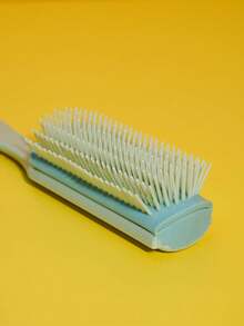 salon fashion 1 Stück minimalistischer einfarbiger komfortabler 9-reihiger Haarkamm, Haarbürste, Slick-Back-Bürste, Stylingbürste, Lockenbürste, Kantenbürste, Haarkamm, Haarbürste, Haarbürstenset, Kamm, Locken Kamm, Entwirrbürste, Haarbürste für Frauen, Haar, Reise, Haarpflege, Haarwerkzeuge, Harzeug, Friseur, Friseurzubehör, Friseursalon, Friseurausrüstung