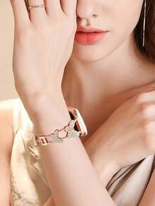 Adjustable Durable Metal Watch Band, Suitable For Men And Women, Can Be Worn As Holiday And Birthday Gift, Fits 38/40/41/42/44/45/46/49mm, Compatible With Series Ultra/SE/11/10/9/8/7/6/5/4/3/2/1 - 38/40/41mm & 42mm (S10/11) - View 9