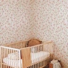 Floral Wallpaper Peel And Stick Daisy Wall Paper Pink Summer Flowers Nursey Room Self Adhesive Wallpaper Contact Paper Stick Bathroom Furniture393 X 17.3 Pink Floral - 粉紅色 + 17.3 英寸 X 394 英寸 - 查看 5