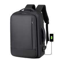 1个大容量旅行背包，男女通用，可扩展，户外沙滩包，学生包，笔记本电脑包，多功能背包，防水防刮面料，休闲商务风，假日旅行必备，复古背包，露营旅行包，冬季返校复古笔记本电脑包，男士运动休闲包，礼品袋，徒步背包，周末旅行包，背包，必备大容量旅行包，复古春季包 - 黑色 - 查看 12