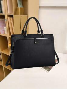 2025 Men's Commuter Laptop Bag, High-End Niche Tote Bag With Large Capacity, New Fashion Women's Shoulder Tote Bag, Large Capacity Fashionable Versatile Shoulder Bag, Men's Business Handbag For Laptop & Tablet, New Version Shoulder Bag Fashionable Travel Document Messenger Bag, Suitable For Work, Business Trip, Commuting, As A Gift For Father, Mother, Sister, Friend, Husband, Wife.