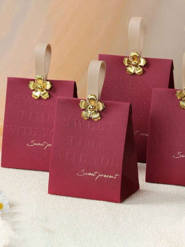 高档欧式婚礼糖果礼品袋，适用于婚礼、生日派对、节日庆典、公司活动