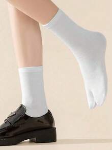 1 双男女通用时尚分趾袜，适合搭配露趾凉鞋穿着 - 彩色 - 查看 3