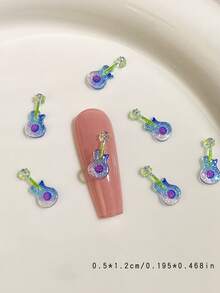 50 قطعة من الملحقات الزخرفية لفن الأظافر بشكل ملاحظات موسيقية لامعة بألوان الحلوى، ديكورات شعر جميلة للزينة DIY مناسبة لحجارة الراين ثلاثية الأبعاد لأظافر، سلاسل الهاتف، سلاسل المفاتيح، أعمال فنية DIY للأظافر، هدايا