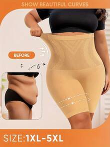 Local Delivery All-Purpose High Waist Shaping Shorts -Perfect For Yoga, Office Work, Or Sleeping Without Changing Outfits - 裸體 - 查看 2