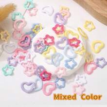 20/50 Pcs Multicolor Fabric Star/Heart /Cross/Angel Wing/Crown/Musical Note Patches, Suitable For Sewing Projects,DIY Crafts, Clothes, Hat Headdress, Bags, Jackets, Dresses ,Christmas And Party Decoration, Hair Clip Accessories And Handicrafts, Best For Christmas - Multicolor - View 28