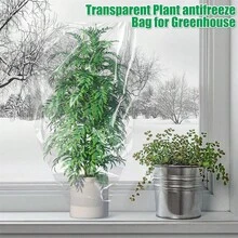 Cubierta protectora de invierno para plantas, transparente, reutilizable, para exteriores, a prueba de heladas, para jardín, para plantas y vegetales. - Blanco - Ver 5