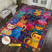 Una alfombra de área/alfombra para exteriores, recientemente actualizada a una especificación de alto peso de 950g/m², presenta un diseño de textura de terciopelo denso que mejora significativamente la comodidad bajo los pies. Cuenta con propiedades anti-desteñido y anti-abrasión, con partículas anti-deslizantes reforzadas en la parte inferior para mejorar el agarre y garantizar la estabilidad sin desplazamiento. - Nuevos modelos - Ver 5