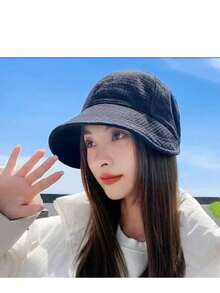 Ins 女士太阳帽，可调节 Warfog 渔夫帽，女士棒球帽，季节性时尚，多功能，太阳帽，防晒 - 彩色 - 查看 9