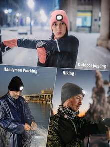 Bonnet unisexe Etsfmoa avec lumière, cadeau pour hommes, papa, père - Casquettes LED