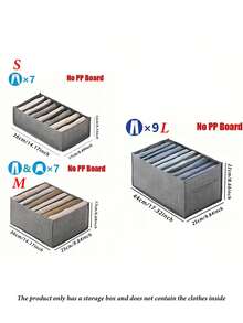Foldable Thick Fabric Storage Box - Multipurpose Rectangular Storage Box, Suitable For Home, Dorm Or Closet | Durable Under Bed Clothing Storage Solution, Can Store Clothes And Pants, Under Bed Storage Box, Garment Protector, Foldable Clothes Storage Box, Drawer Cover Storage Box, Thick Protective Cover, Closet Storage, Pants Storage - Multicolor - View 8
