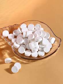 100-Piece Disposable Compressed Facial Towel, Thick And Soft Gentle Cleansing Towel Home Bathroom Decoration Back To School Beauty Salon Home Bathroom Hotel Disposable Facial Compressed Towel, 20cmx22.5cm Soft Towel, Disposable Compressed Towel For Outdoor Travel, Camping Wipes And Toilet Paper - No Pattern - View 5