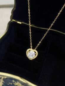 1件心形1.0克拉莫桑石钻石项链 S925纯银结婚项链 订婚项链 奢华珠宝 女士周年纪念礼物 - 心形莫桑項鍊 - 查看 4