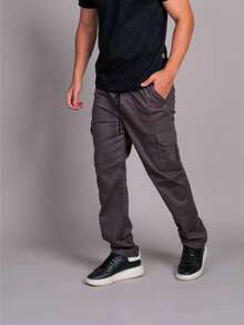 Unisex Skateboard Cargo Pants In Various Colors - Lead - View 1