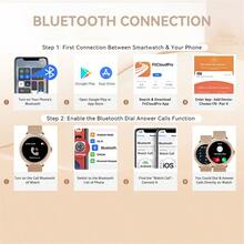 JELLOO 钻石智能手表，健身追踪手表，兼容智能手机，拥有超过100种运动模式/睡眠监测/音乐控制/遥控拍照/闹钟/天气预报等功能，是送给朋友的绝佳礼物。 - 玫瑰金 - 查看 7