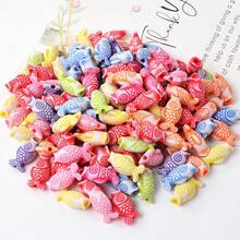 24 colores de cuentas de resina con diseño minimalista y lindo en color macarrón para hacer joyas DIY como collares, pulseras y manualidades - Colores de macarrones - Ver 17