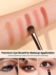 MAANGE 9件套亲肤舒适化妆刷套装，超柔软，包含粉底刷、遮瑕刷、修容刷、鼻刷，适合日常面部彩妆，粉底刷适用于液体粉底，适合女性和女孩使用。套装包含化妆刷，化妆刷套装，全套化妆刷套装，化妆套装，化妆刷套装，化妆礼品套装，赠品，专业化妆刷，全套化妆刷套装 - 咖啡棕 - 查看 9