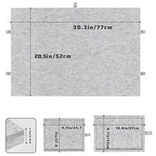2-In-1 Design 1000 Pcs Puzzle Board Storage Organizer W/Drawers Portable - Grey - View 2