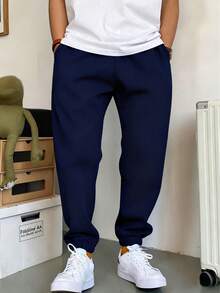 2条装青少年男童保暖内衬运动裤，柔软抗皱，适合室内、室外、运动，春、秋、冬皆宜。