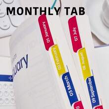 2025-2026新年除夕英语A5星空计划本，204张/408页，包含年度、月度、每周和每日计划，内置笔筒、书签、内袋，开学返校学生文具、商务办公笔记本 - A5 - 查看 11