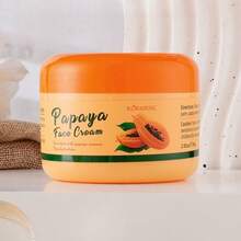 木瓜面部护理保湿三件套 - 木瓜保湿霜、木瓜洁面乳、木瓜沐浴皂，多效合一护肤组合 - 黃色 - 查看 8