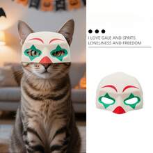 Halloween Clown Cat Mask COSPL Pet Supplies