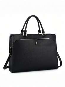 2025 Men's Commuter Laptop Bag, High-End Niche Tote Bag With Large Capacity, New Fashion Women's Shoulder Tote Bag, Large Capacity Fashionable Versatile Shoulder Bag, Men's Business Handbag For Laptop & Tablet, New Version Shoulder Bag Fashionable Travel Document Messenger Bag, Suitable For Work, Business Trip, Commuting, As A Gift For Father, Mother, Sister, Friend, Husband, Wife.