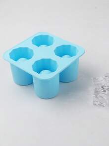 1入組冰杯模具，DIY中空冰塊製作工具，為美式酒吧打造創意冰瀑 - 黑色 - 查看 7