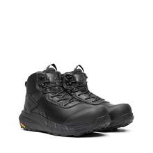 Composite Toe Boots For Men – Waterproof Lightweight Non-Slip ASTM F2412-24 & ASTM F2913-24 Work Boots For Warehouse & Construction, VaporGuard-Nano - 黑色 - 查看 2
