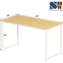 Mission 40-Inch Home Office Computer Desk 100 X 50 Cm Oak