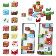 Bloques magnéticos, cubos de construcción de rompecabezas 3D, juego de apilamiento STEM genial para niños y niñas, rellenos de calcetines navideños, recuerdos de fiesta navideña y regalo de Halloween - Multicolor - Ver 2