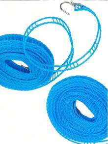 1 pieza Tendedero retráctil portátil, tendedero de camping ajustable, secadora de ropa interior/exterior, artículo del hogar. Esta cuerda de tender elástica y expansible es adecuada para el patio trasero, las vacaciones y el balcón del hotel, es conveniente de llevar, una opción ideal para acampar en vacaciones, un imprescindible para vacaciones, accesorio de viaje, esencial para vacaciones de verano. - Multicolor - Ver 8